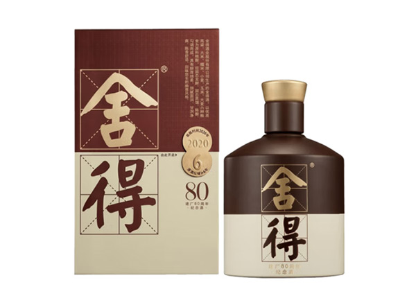 同城舍得酒回收品味·舍得（建厂80周年纪念版）