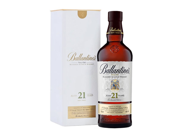 同城百龄坛威士忌回收百龄坛21年苏格兰威士忌40°Ballantine's进口洋酒700ml