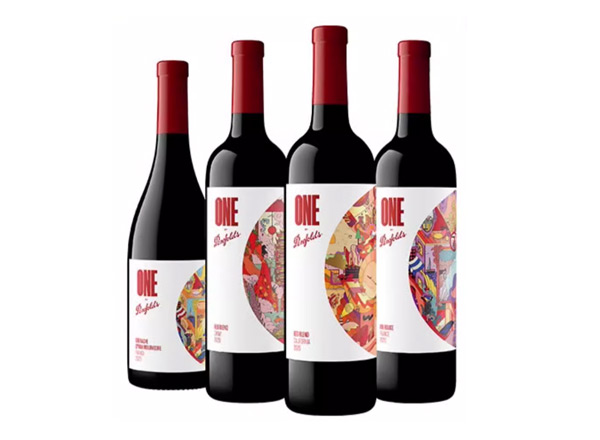 同城回收奔富一号中国游龙飞鹤红酒Penfolds ONE奔富1号宁夏干红葡萄酒中国法国加州混酿