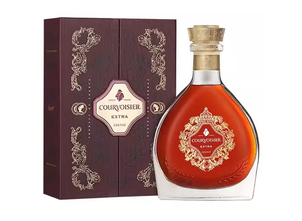 同城回收拿破仑至尊EXTRA馥华诗干邑白兰地700ml礼盒装Courvoisier洋酒