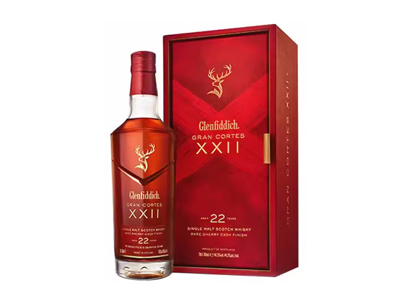 同城回收格兰菲迪22年璀璨珍藏版威士忌700ml礼盒装Glenfiddich XXII苏格兰威士忌
