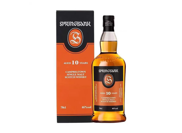 同城收购云顶10年威士忌SpringBank云顶10年700ml回收洋酒行货