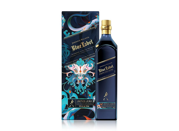 同城尊尼获加蓝牌威士忌回收Johnnie Walker蟠龙献瑞龙年特别版约翰走路750ml春节限量版