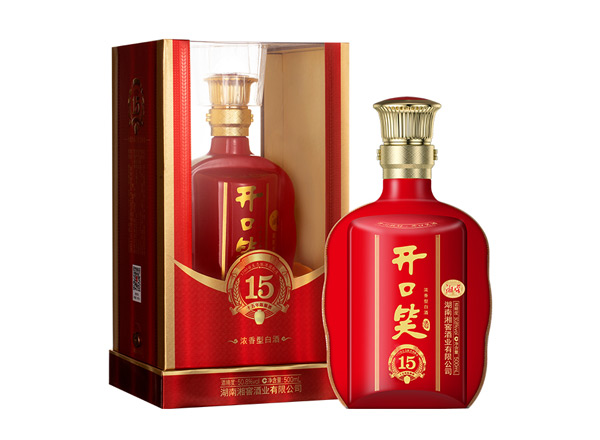同城湘窖开口笑15陈酿16回收开口笑酒十五年陈酿酒开口笑15大喜版上门收购价格高