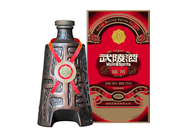 同城回收武陵酒裤币53度酱香型白酒500ml/1L礼盒装裤币武陵酒收购